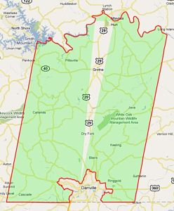 Pittsylvania County is roughly the size of Rhode Island, which poses additional challenges when incelement weather occurs.