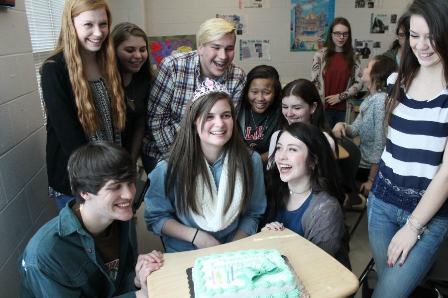 Cheyenne Shreve celebrates her fourth birthday with her fellow peers