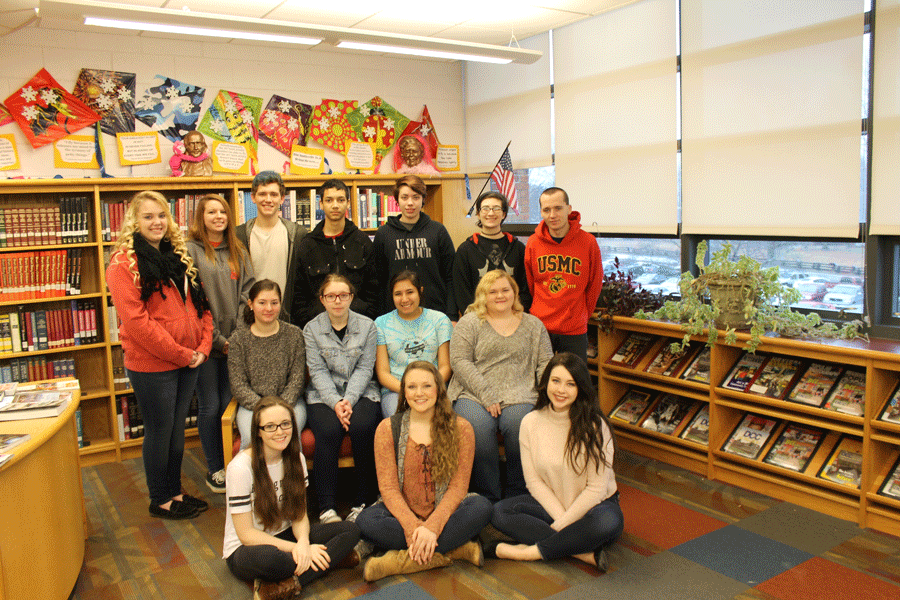 Front Row left to right: Mara Waite, Sarah Goard, and Anna Brooks
Middle Row left to right: Alyssa Standen, Elizabeth Dickens, Liz Pineda, and Ava Wood
Back Row left to right: Tiffany Bowker, Kara Karnes, Chris Luther, TaShaan Logan, Kai Rigney, Gia Bucchi, Andrew Matherly 
Not pictured: Hannah Shambley and Raigan Shackleford 