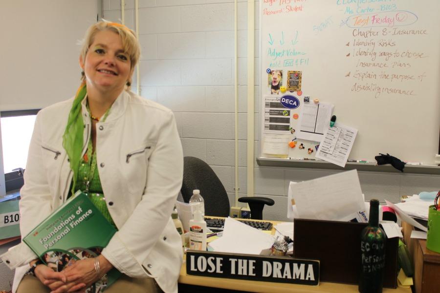 Ms. Carter believes in the motto, Lose the drama, in her classroom.