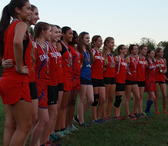 The top 15 girls for the metro race.