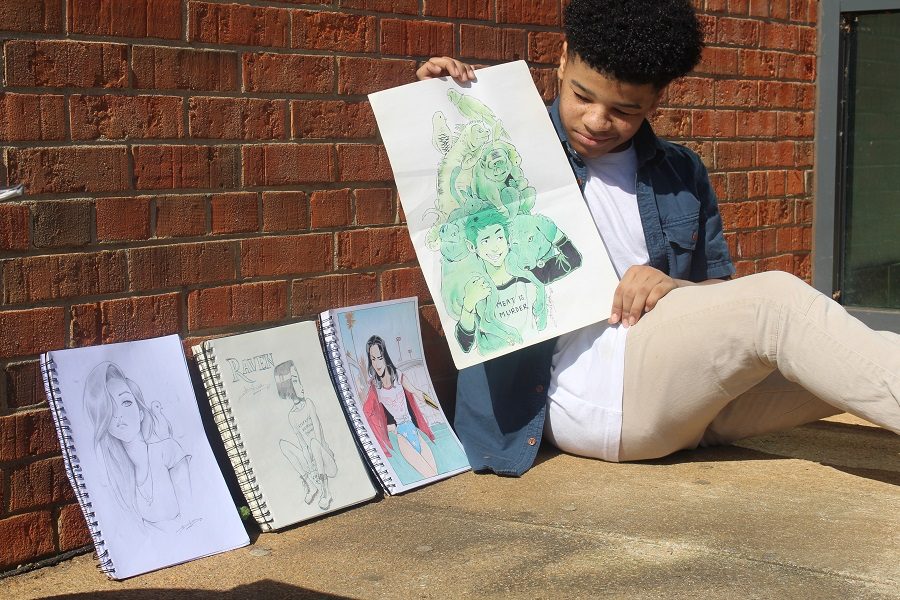 If you give a kindergarten student art time: Brandon Harris development as an artist