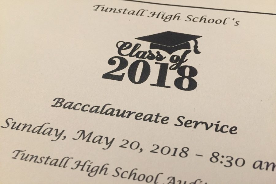 Students take part in baccalaureate service