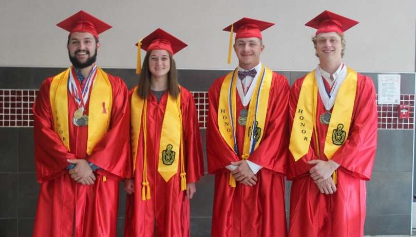 L to R: Seth Stowe, Lexi Toufas, Tyler Jarrett, and Reese McQuaid 