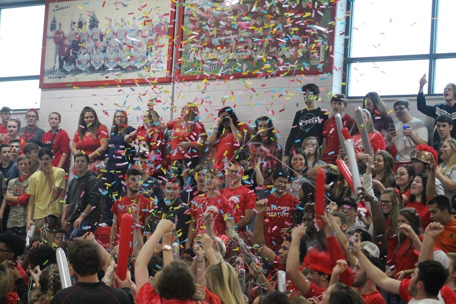 Better late than never: Trojans host long awaited pep rally