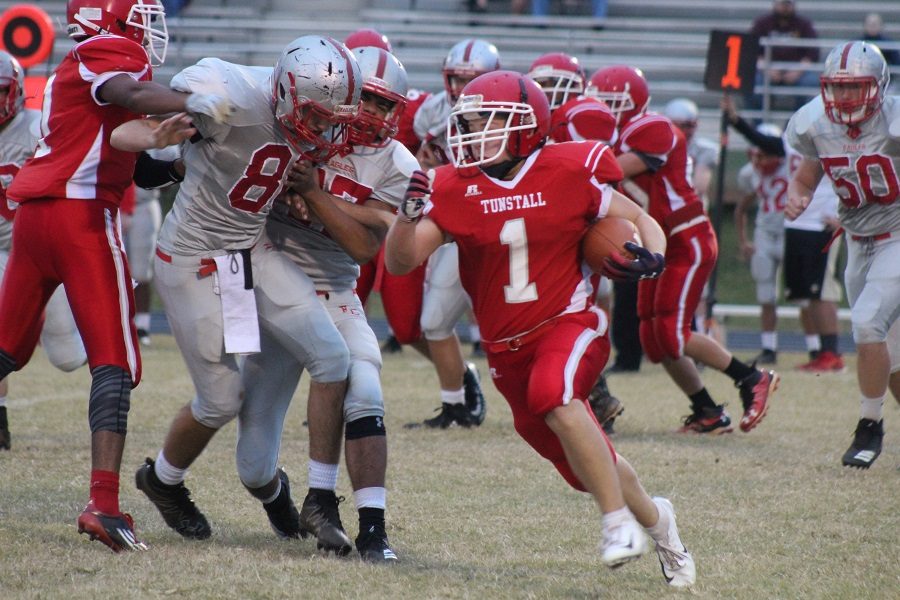 Ben Cifers running the ball