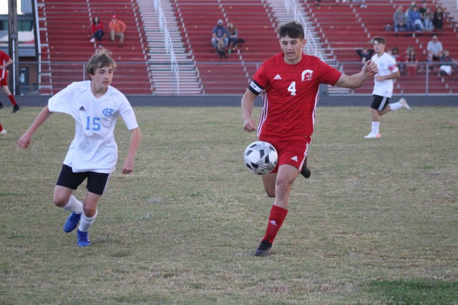 Noah Mills scored three goals against Halifax. 