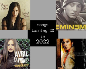 Songs turning 20 in 2022