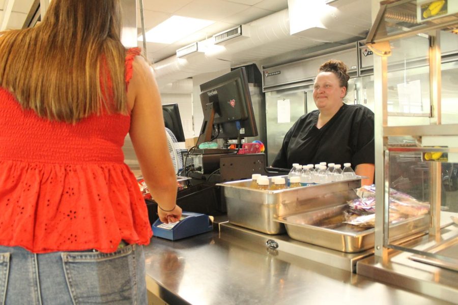 Women who keep the cafeteria running