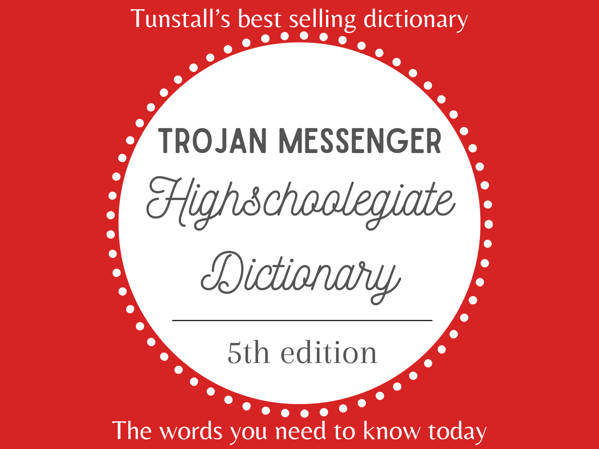 Cover of Tunstalls best selling dictionary remade for the fifth edition