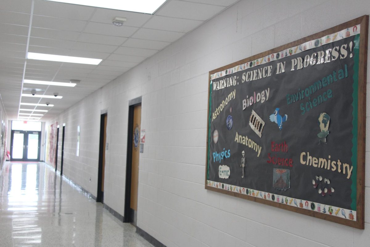 The beginning of the science hall.