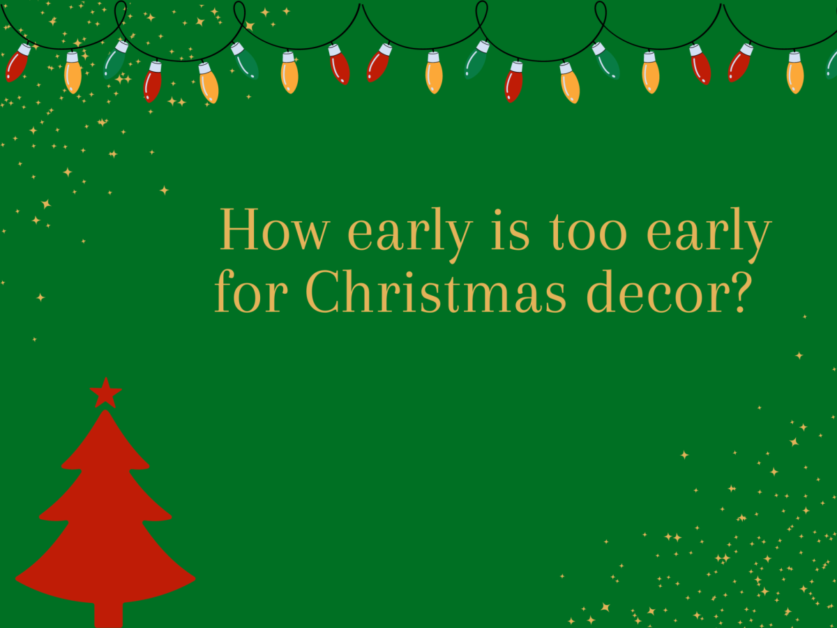 How early is too early to deck the halls?