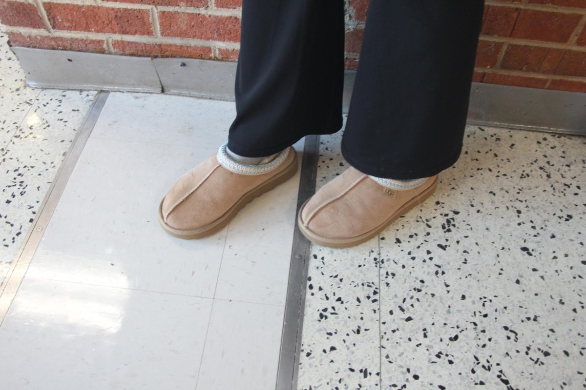 Makenzie Miller wearing her Tasman UGGs