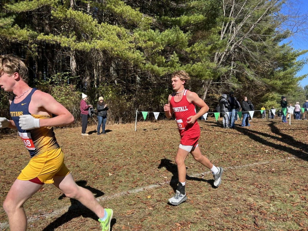 Ethan Howell running at regionals