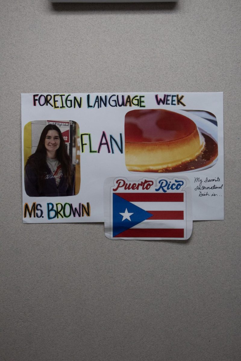 Ms. Brown foreign language week poster 