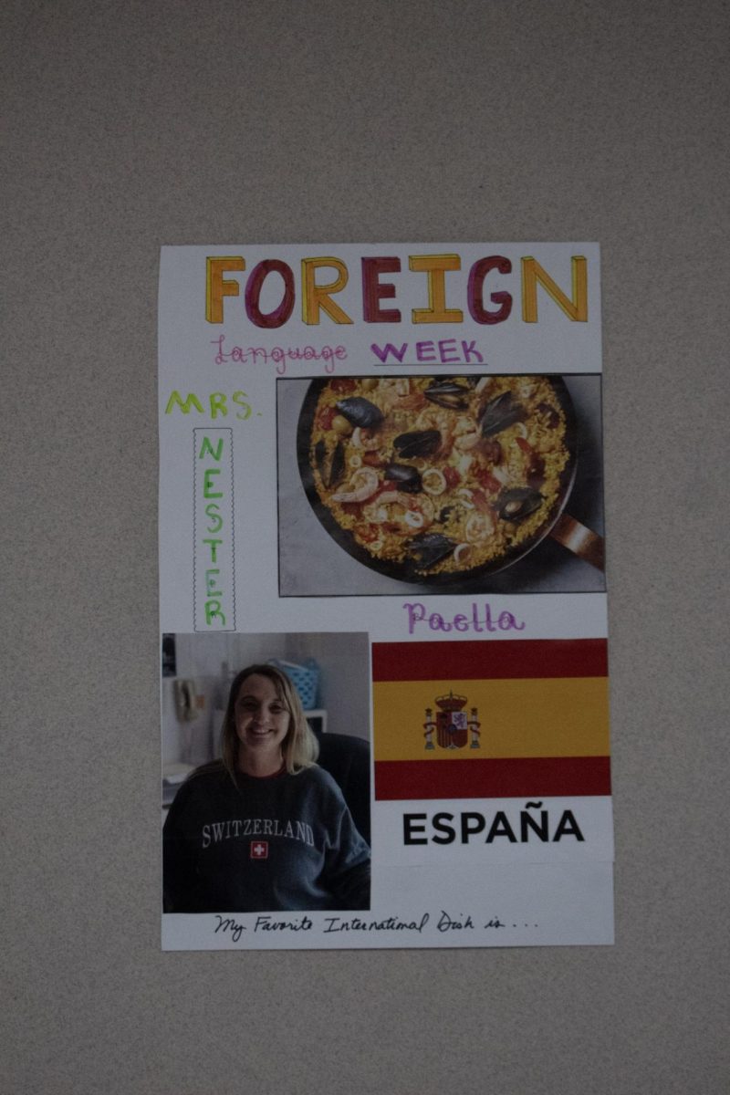 Mrs. Nester foreign language week poster 