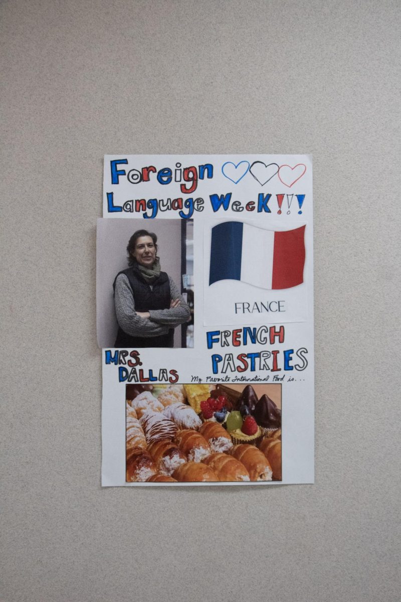Mrs. Dallas foreign language week poster 