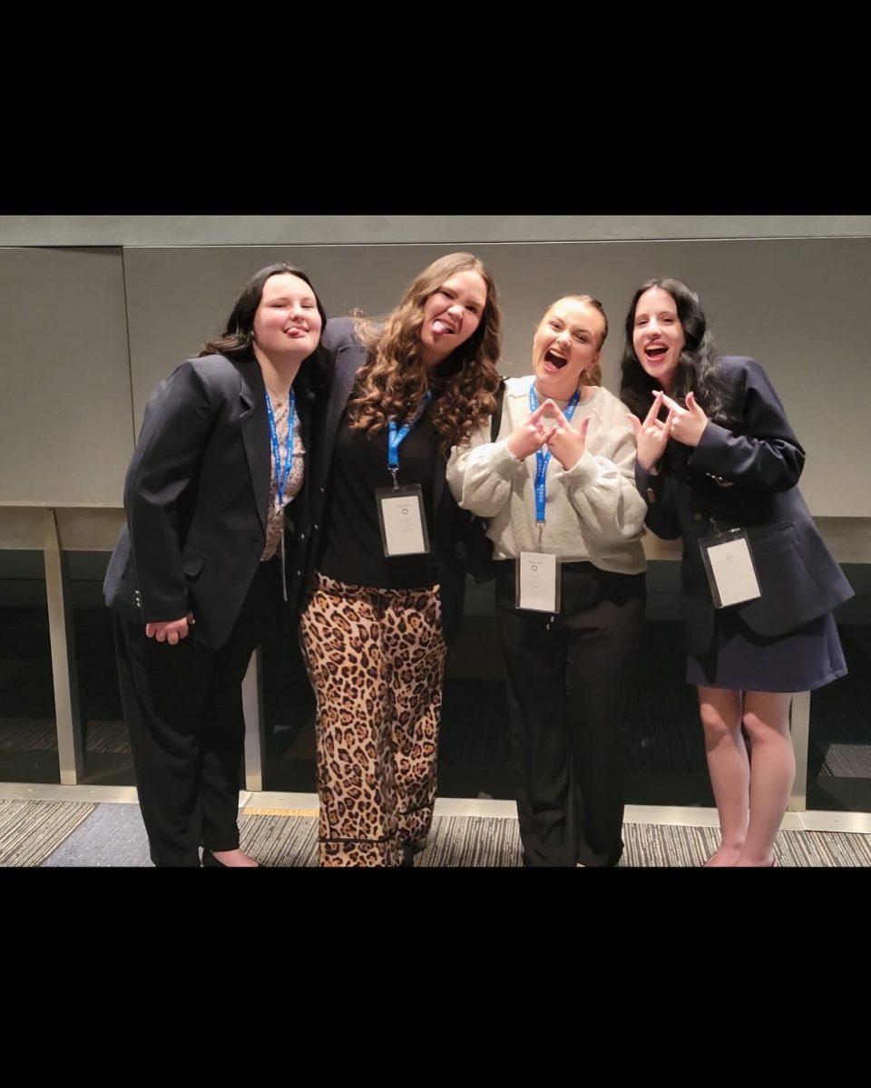 Tunstall High DECA state participates in 2025. Taken by Elizabeth Goard; DECA Advisor 